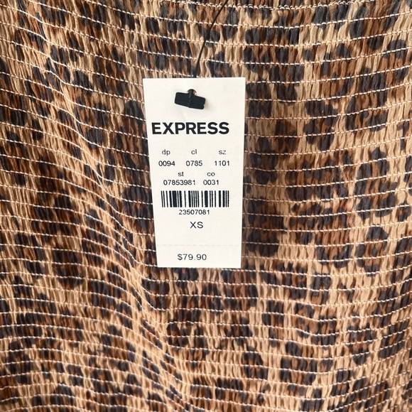 Express Leopard Printer Romper - Picture 2 of 5